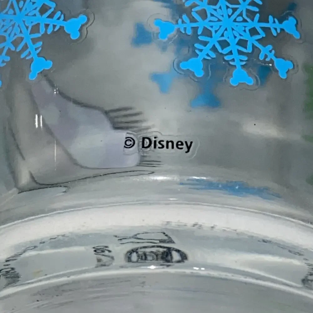 Disney Christmas Peace Joy Zak! Designs Mickey Mouse Glassware Cup Set‎ Of 4